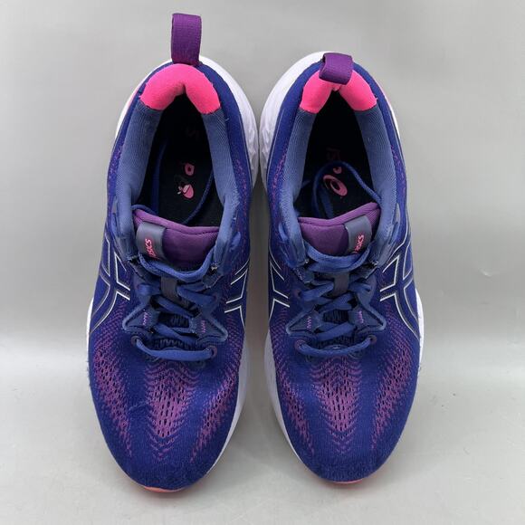 ASICS Gel Cumulus 25 Shoes Womens Size 9.5 Navy Purple Pink Running Sneakers - Picture 5 of 11
